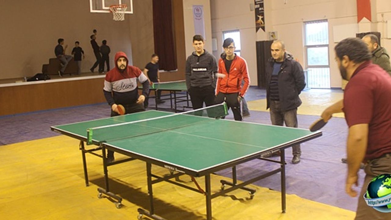 Gençlik Merkezinde Masa Tenisi Turnuvası