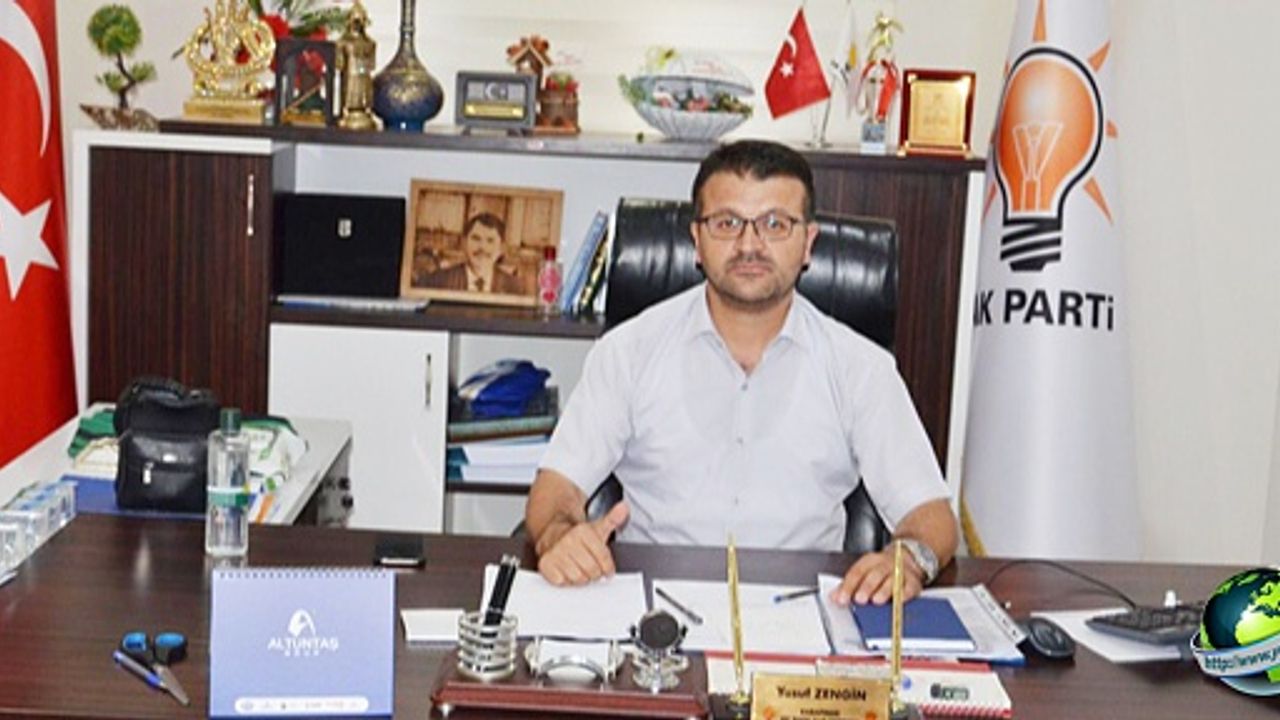 AK Parti İlçe Başkanı Yusuf Zengin'den Basın Açıklaması