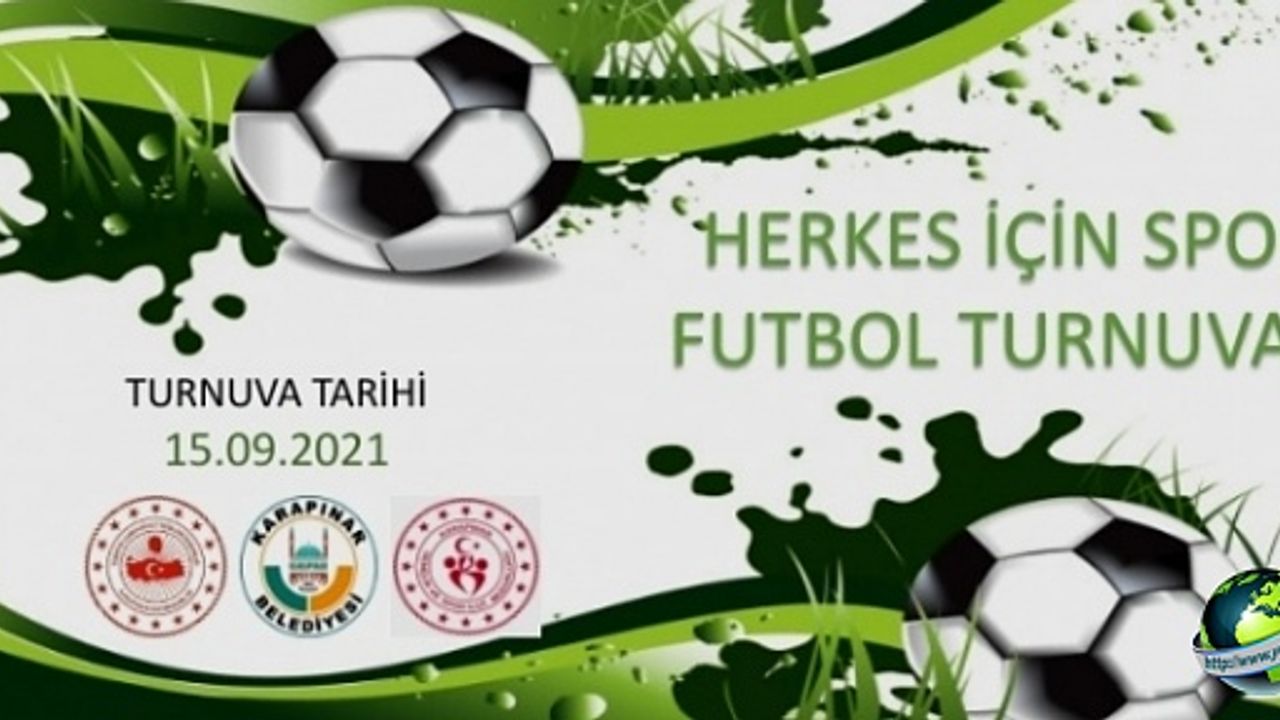 Karapınar'da Futbol Turnuvası Başlıyor