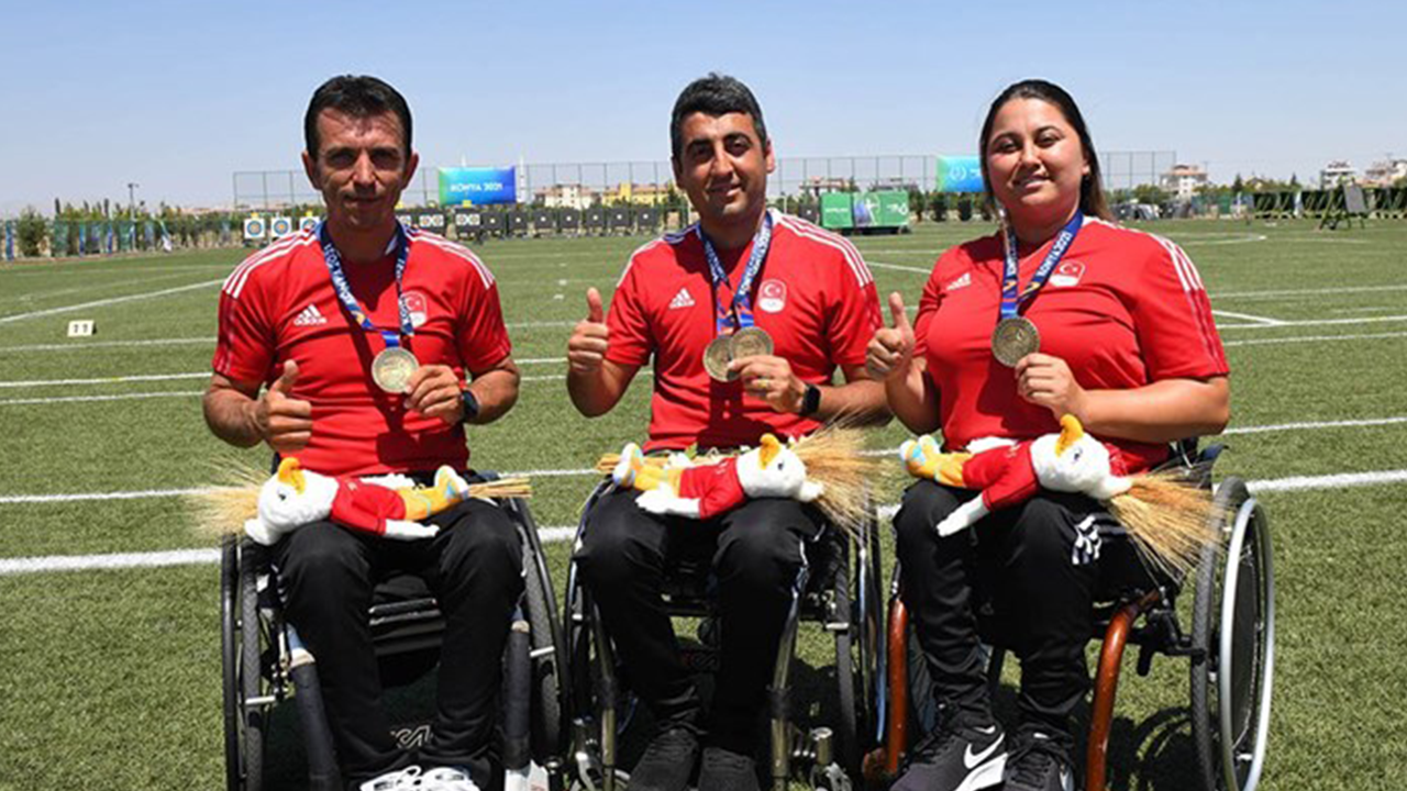 Para Okçulukta Madalyalar Türk ve İranlı Sporcuların