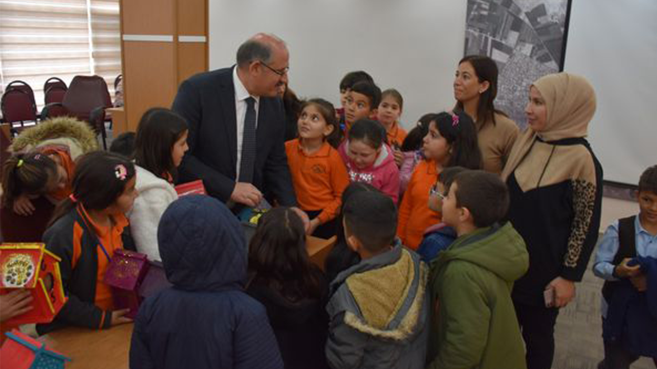 Gazi Mustafa Kemal İlkokul öğrencileri Başkan  Yaka’yı Ziyaret Ettiler