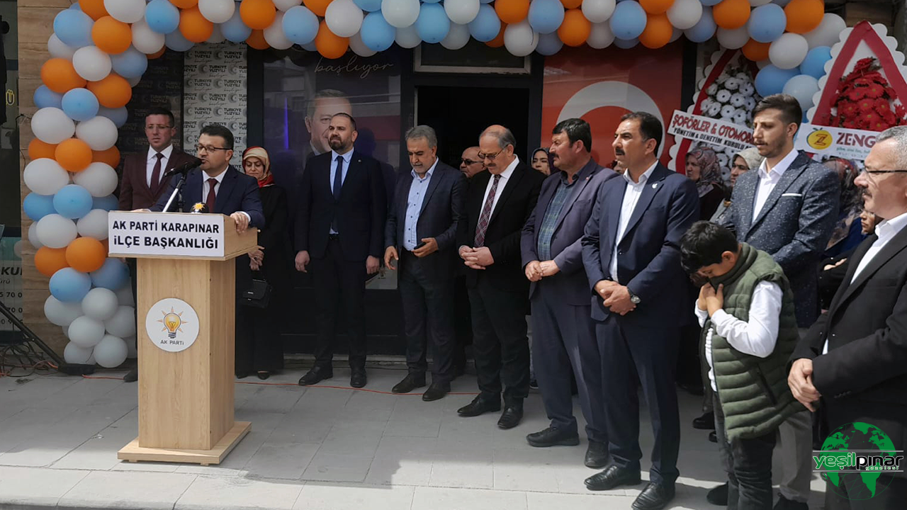 AK Parti Karapınar Seçim  Koordinasyon Merkezi Açıldı