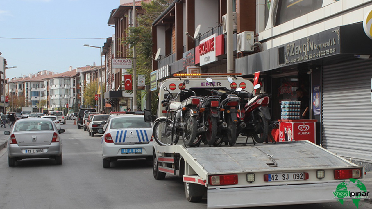 Karapınar'da KGYS Destekli  Trafik Denetimleri Gerçekleştirildi
