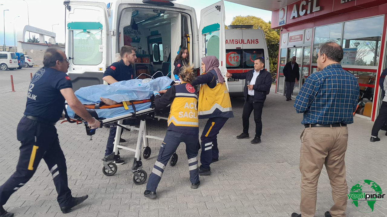 Karapınar’da Sosyal Hizmet Merkezi  Aracı Kaza Yaptı ;  4 Yaralı