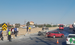 Konya - Karapınar Kara yolun'da Trafik Kazası ; 4 Yaralı