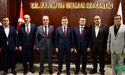 Mehmet Yaka ve AK Parti Heyeti Tarım ve Orman Bakanı İbrahim Yumaklı'yı Ziyaret Etti