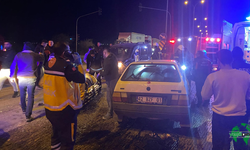 Sanayi Kavşağında Trafik Kazası ; 5 Kişi Yaralandı