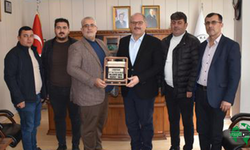 Süt Üreticiler Birliği Başkanı Mehmet Tartan, Belediye Başkanı Mehmet Yaka'ya Teşekkür Etti