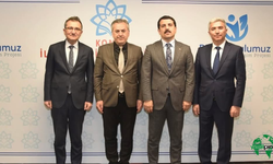 Kaymakam Öztürk ve Başkan Önal İl Millî Eğitim Müdürünü Ziyaret Ettiler