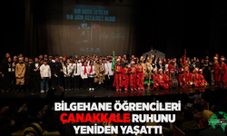 Bilgehane Öğrencileri Çanakkale Ruhunu Yeniden Yaşattı