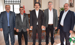 İlçe Mahalle Muhtarları Kaymakam  Şenol ÖZTÜRK'ü Ziyaret Etti