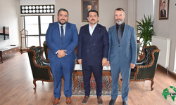 Karapınar Devlet Hastanesi'nin Yeni Başhekimi Kaymakam Öztürk'ü Ziyaret Etti