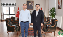 Ziraat Bölge Şefi Uğur Kaymakam  Öztürk,ü Ziyaret Etti
