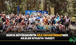 Konya Büyükşehir’in Aile Oryantiringi’nde Aileler Kıyasıya Yarıştı