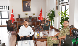 Topçu Yarbay Serkan DOĞAN’dan Kaymakam Şenol ÖZTÜRK’e Ziyaret