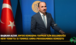 Başkan Altay, New York’ta 15 Temmuz Anma Programında Konuştu