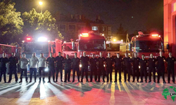 İtfaiye Ekipleri Bursa'daki Yangın Söndürme Çalışmalarına Destek İçin Yola Çıktı
