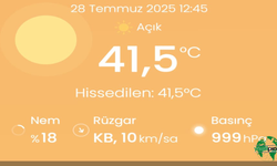 Karapınar’da Sıcaklık Rekoru: Termometreler 41.5 Dereceyi Gördü