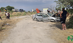 Otomobil Şarampole Devrildi : 3 Kişi Yaralandı