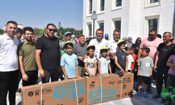“Güle Oynaya Camiye Gel” Projesi Kapsamında Çocuklara Bisiklet Hediye Edildi