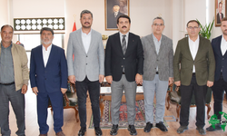 Ereğli Pancar Ekicileri Kooperatifi Başkan Adayı  Yunus Çelik,Kaymakam Şenol Öztürk’ü Ziyaret Etti
