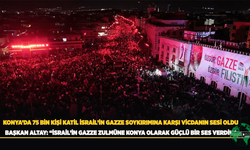 Konya’da 75 Bin Kişi Katil İsrail’in Gazze Soykırımına Karşı Vicdanın Sesi Oldu