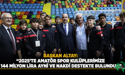 2025’te Amatör Spor Kulüplerine 144 Milyon Lira Aynî Ve Nakdî Destek