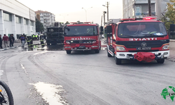Ereğli’de Beton Pompası Yangını