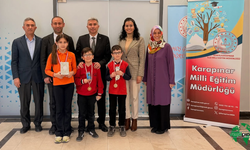 Gazi Mustafa Kemal İlkokulu Öğrencilerinden Türkiye Derecesi
