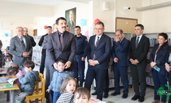 Kaymakam Öztürk ve Başkan Önal Kütüphane Haftası Etkinliğine Katıldı