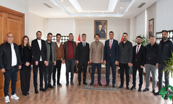 Konya Terminal Müdürü Rafet Baştürk’ten Kaymakam Şenol Öztürk’e Ziyaret