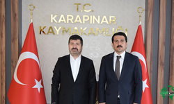 Hayvancılık Genel Müdür Yardımcısı Emre Gürçay’dan Kaymakam Şenol Öztürk’e Ziyaret