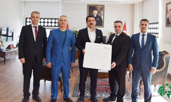 BİLSEM Müdürü İbrahim Harmancı’dan  Kaymakam Şenol Öztürk’e Ziyaret