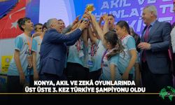 Konya, Akıl Ve Zekâ Oyunlarında Üst Üste 3. Kez Türkiye Şampiyonu Oldu