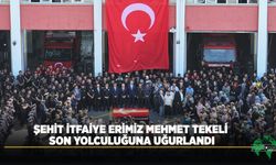 Şehit İtfaiye Erimiz Mehmet Tekeli Son Yolculuğuna Uğurlandı