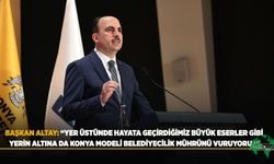 Başkan Altay: “Yer Üstünde Hayata Geçirdiğimiz Büyük Eserler Gibi Yerin Altına Da Konya Modeli Belediyecilik Mührünü Vur