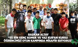 Başkan Altay: “55 Bin Genç Komek ve Yaz Kur’an Kursu Öğrencimizi Oyun Kampında Misafir Ediyoruz”