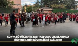 Konya Büyükşehir Zabıtası Okul Çıkışlarında Öğrencilerin Güvenliğini Sağlıyor