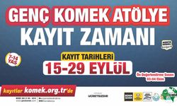 Genç Komek Atölyeleri’nde Kayıtlar Başladı