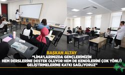 BAŞKAN ALTAY: “Lima’larımızda Gençlerimizin Hem Derslerine Destek Oluyor Hem De Kendilerini Çok Yönlü Geliştirmelerine K