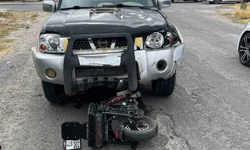 Karapınar’da otomobil ile motosiklet çarpıştı: 1 yaralı