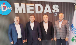 Ziraat odası başkanlarından MEDAŞ Genel Müdürü Uçmazbaş’a ziyaret