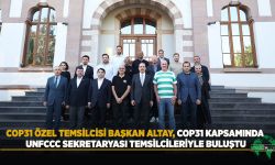 Cop31 Özel Temsilcisi Başkan Altay, Cop31 Kapsamında Unfccc Sekretaryası Temsilcileriyle Buluştu