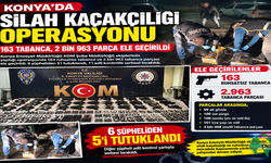 Konya’da Silah Kaçakçılığı Operasyonu: 5 Şüpheli Tutuklandı