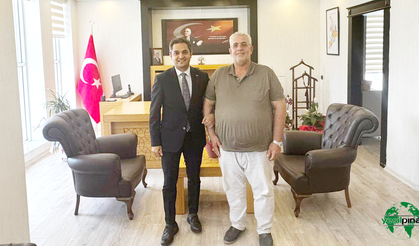 Mehmet Tartan’dan, Kaymakam Oğuz Cem Murat’a Ziyaret