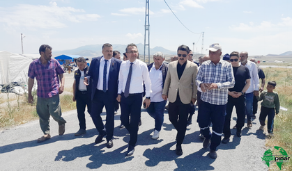Mevsimlik Tarım İşçilerinin Konaklama Alanına Ziyaret
