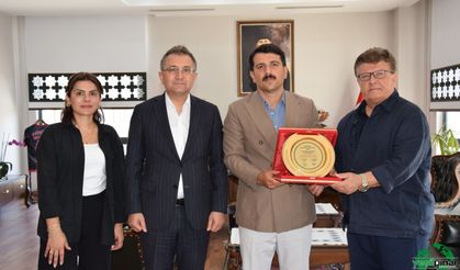 Karapınar Tarım, Gıda ve Hayvancılık Fuarı’na Katkı Sağlayanlara Teşekkür Ziyareti ve Plaket Takdimi