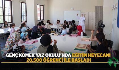 Genç Komek Yaz Okulu'nda Eğitim Heyecanı 20.500 Öğrenci İle Başladı