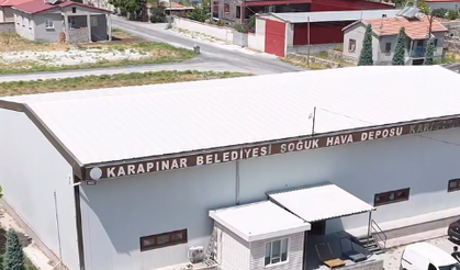 Karapınar Belediyesi'nin Soğuk Hava Deposu Üreticilere Destek Oluyor