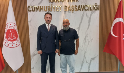 Yeşilpınar Gazetesi Muhabiri Mithat Korkusuz'dan Karapınar Cumhuriyet Başsavcısı Alparslan Yıldızoğlu'na Ziyaret